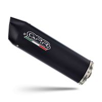 Esapament GPR compatibil cu Benelli Bn 125 2021 Sistem complet de evacuare legal omologat, inclusiv db killer și catalizator detașabil,Furore Evo4 Nero