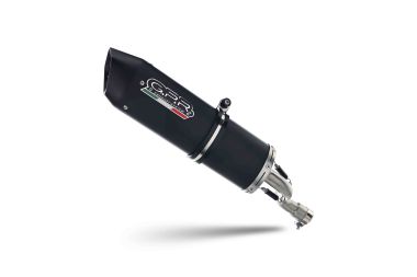 Exhaust compatible with Zontes Zt 125 G1 - U - U1 - Z2 2020-2024, Furore Evo4 Nero, Homologated legal full system exhaust, including removable db killer and catalyst