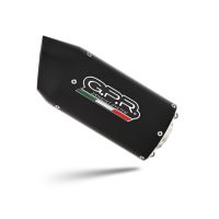 Exhaust compatible with Tuning TUNING 1980-2021, Furore Nero, Universal racing silencer, without link pipe