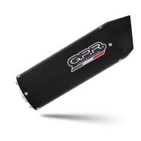 Esapament GPR compatibil cu Aprilia Rsv 1000 R Factory 2006 Evacuare cu dublă omologare legală, inclusiv db killers și coturi de legătură detașabile,Furore Nero