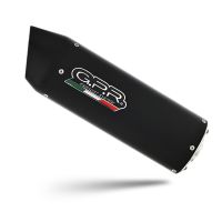Esapament GPR compatibil cu Beta Alp 4.0 2018 Sistem complet de evacuare legal omologat, inclusiv db killer și catalizator detașabil,Furore Evo4 Nero
