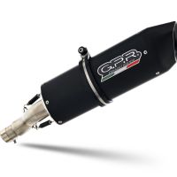 Esapament GPR compatibil cu Bmw F 650 Gs 2000 Evacuare slip-on omologata, inclusiv db killer detașabil și cot de legătură,Furore Nero