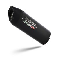 Esapament GPR compatibil cu Beta Alp 4.0 2018 Sistem complet de evacuare legal omologat, inclusiv db killer și catalizator detașabil,Furore Evo4 Nero