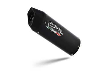Esapament GPR compatibil cu Beta Alp 4.0 2005 Sistem complet de evacuare legal omologat, inclusiv db killer și catalizator detașabil,Furore Nero