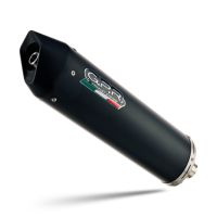 Esapament GPR compatibil cu Aprilia Leonardo 125 1996 Sistem complet de evacuare Racing, inclusiv db killer detașabil,Furore Nero