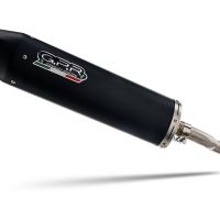 Esapament GPR compatibil cu Aprilia Leonardo 125 1996 Sistem complet de evacuare Racing, inclusiv db killer detașabil,Furore Nero