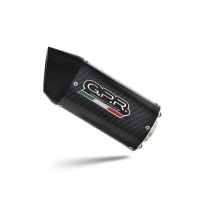 Esapament GPR compatibil cu Suzuki Gsx-S 1000 F 2017 Evacuare slip-on omologata, inclusiv db killer detașabil și cot de legătură,Furore Evo4 Poppy