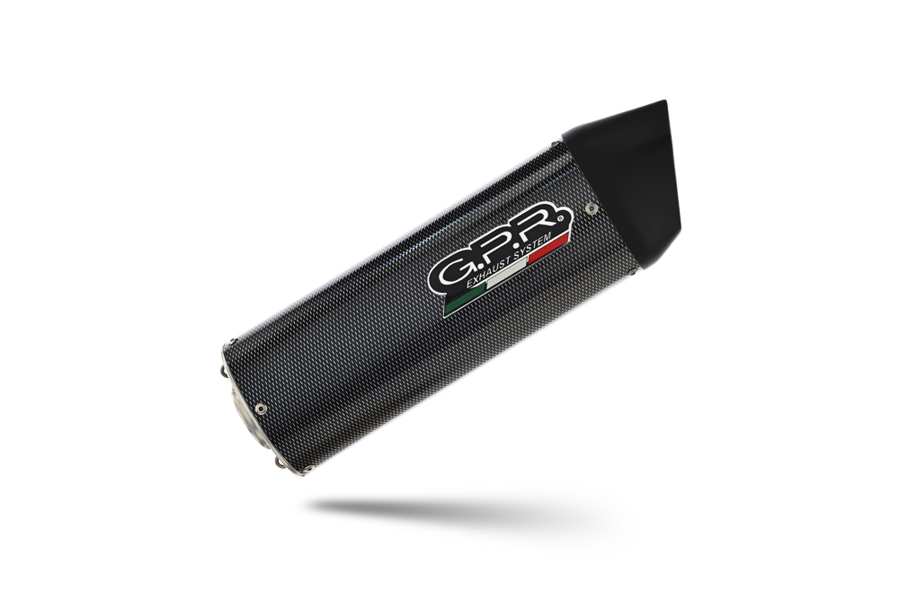 Esapament GPR compatibil cu Husqvarna Supermoto 701 2021 Evacuare slip-on omologata, inclusiv db killer detașabil, cot de legătură și catalizator,Furore Evo4 Poppy