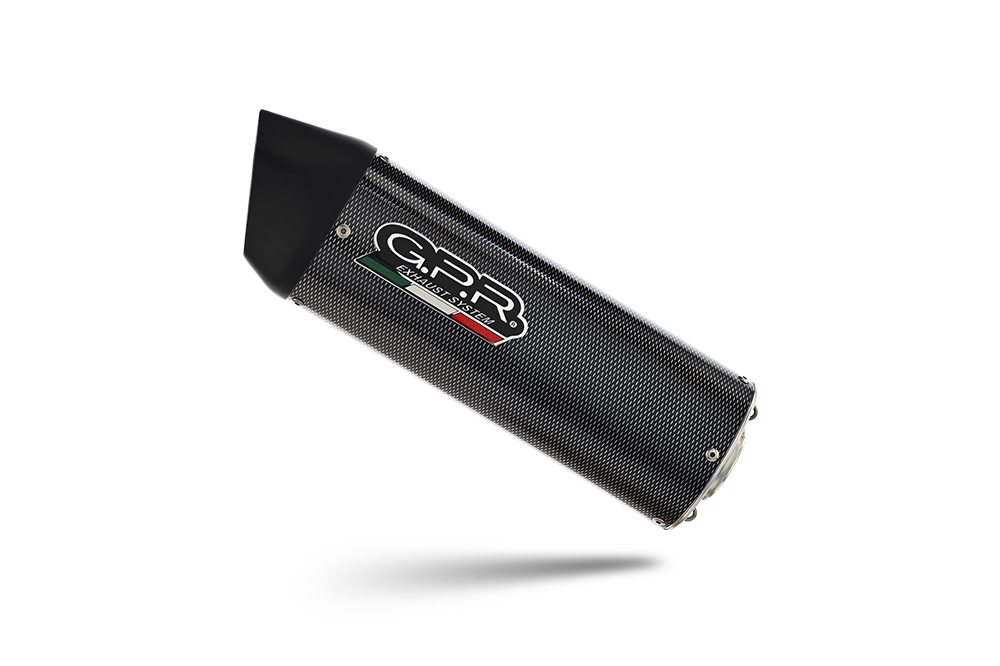 Esapament GPR compatibil cu Beta Alp 4.0 2018 Evacuare slip-on omologata, inclusiv db killer detașabil, cot de legătură și catalizator,Furore Evo4 Poppy