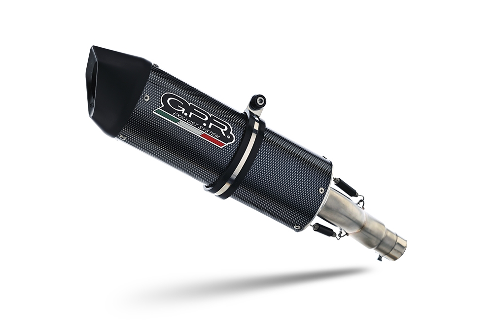 Esapament GPR compatibil cu Beta Alp 4.0 2018 Evacuare slip-on omologata, inclusiv db killer detașabil, cot de legătură și catalizator,Furore Evo4 Poppy