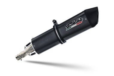 Exhaust compatible with Husqvarna TE 610 E - SM 610 2007-2009, Furore Poppy, Homologated legal slip-on exhaust including removable db killer and link pipe
