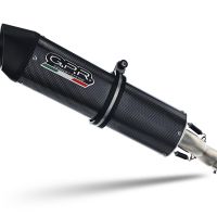 Esapament GPR compatibil cu Aprilia Rx 125 2018 Evacuare slip-on omologata, inclusiv db killer detașabil, cot de legătură și catalizator,Furore Evo4 Poppy