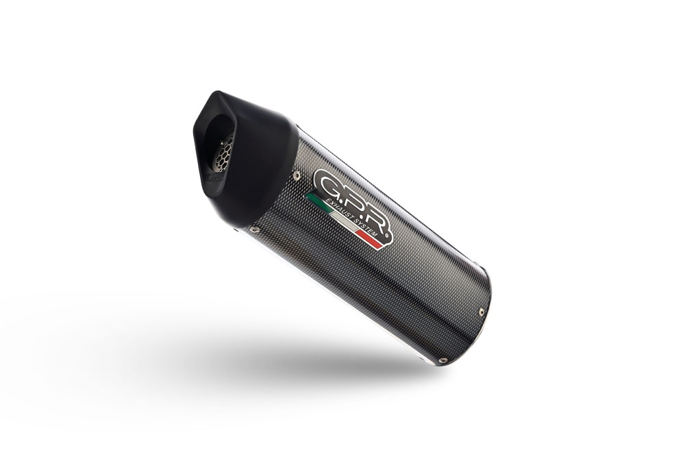Esapament GPR compatibil cu Beta Alp 4.0 2018 Evacuare slip-on omologata, inclusiv db killer detașabil, cot de legătură și catalizator,Furore Evo4 Poppy