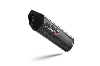 Esapament GPR compatibil cu Beta Alp 4.0 2005 Sistem complet de evacuare legal omologat, inclusiv db killer și catalizator detașabil,Furore Poppy