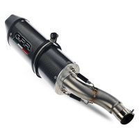 Esapament GPR compatibil cu Beta Alp 4.0 2018 Evacuare slip-on omologata, inclusiv db killer detașabil, cot de legătură și catalizator,Furore Evo4 Poppy