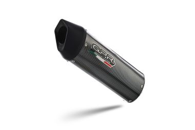 Exhaust compatible with Yamaha Mt-10 2016-2024, Furore Poppy, Racing mid-full system exhaust