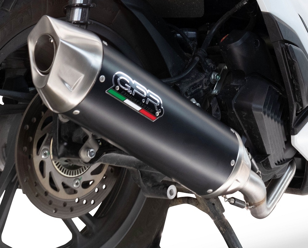 Exhaust compatible with Zontes E 350 2023-2025, Furore-X Scooter, Racing full exhaust system including removable db killer