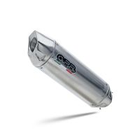 Esapament GPR compatibil cu Bmw F 650 Cs Scarver 2001 Evacuare slip-on omologata, inclusiv db killer detașabil și cot de legătură,Furore-X Inox
