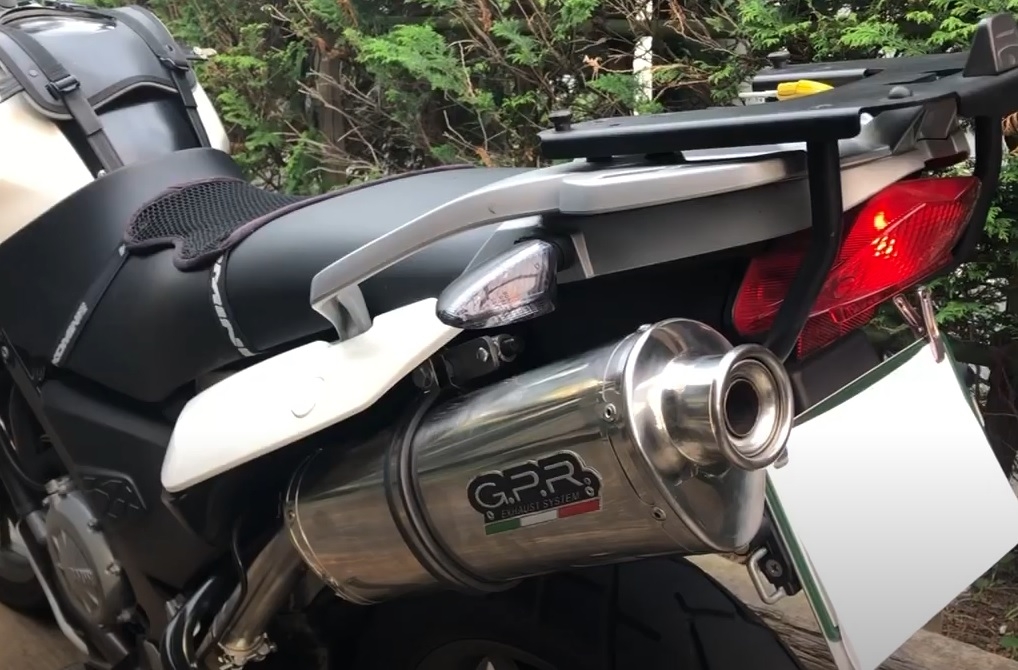 Esapament GPR compatibil cu Bmw G 650 Gs -Sertao 2010 Evacuare slip-on omologata, inclusiv db killer detașabil și cot de legătură,Trioval