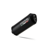 Esapament GPR compatibil cu Moto Guzzi Stelvio 1200 4V  2008 Evacuare slip-on omologata, inclusiv db killer detașabil și cot de legătură,Ghisa 