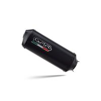 Esapament GPR compatibil cu Kawasaki Er 6 N - F  2005 Evacuare slip-on omologata, inclusiv db killer detașabil și cot de legătură,Ghisa 