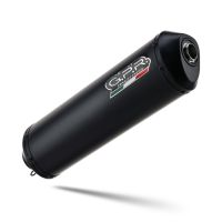 Esapament GPR compatibil cu Bmw F 650 Cs Scarver 2001 Evacuare slip-on omologata, inclusiv db killer detașabil și cot de legătură,Ghisa 