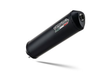 Esapament GPR compatibil cu Moto Guzzi Griso 1200 8V 2007 Evacuare slip-on omologata, inclusiv db killer detașabil, cot de legătură și catalizator,Ghisa 