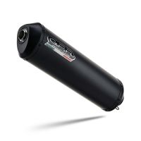 Esapament GPR compatibil cu Honda Cmx 300 Rebel 2017 Evacuare slip-on omologata, inclusiv db killer detașabil și cot de legătură,Ghisa 