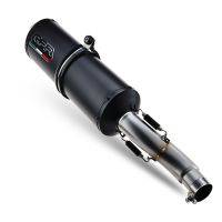 Esapament GPR compatibil cu Suzuki Drz 400 SM  2005 Sistem complet de evacuare legal omologat, inclusiv db killer detașabil,Ghisa 