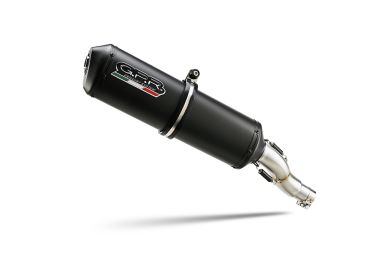 Exhaust compatible with Kawasaki Versys 650 2006-2014, Ghisa , Homologated legal slip-on exhaust including removable db killer and link pipe