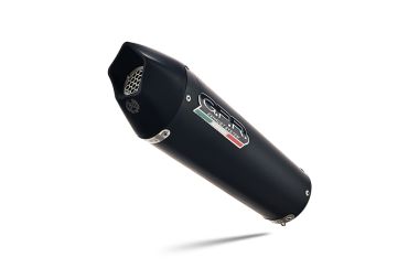 Exhaust compatible with Aprilia RS 457 2024-2025, GP Evo4 Black Titanium, Homologated legal full system exhaust, including removable db killer and catalyst