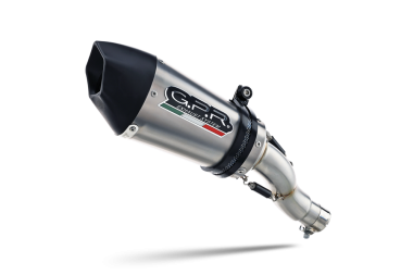 Exhaust compatible with Aprilia RS 457 2024-2025, GP Evo4 Titanium, Homologated legal full system exhaust, including removable db killer and catalyst