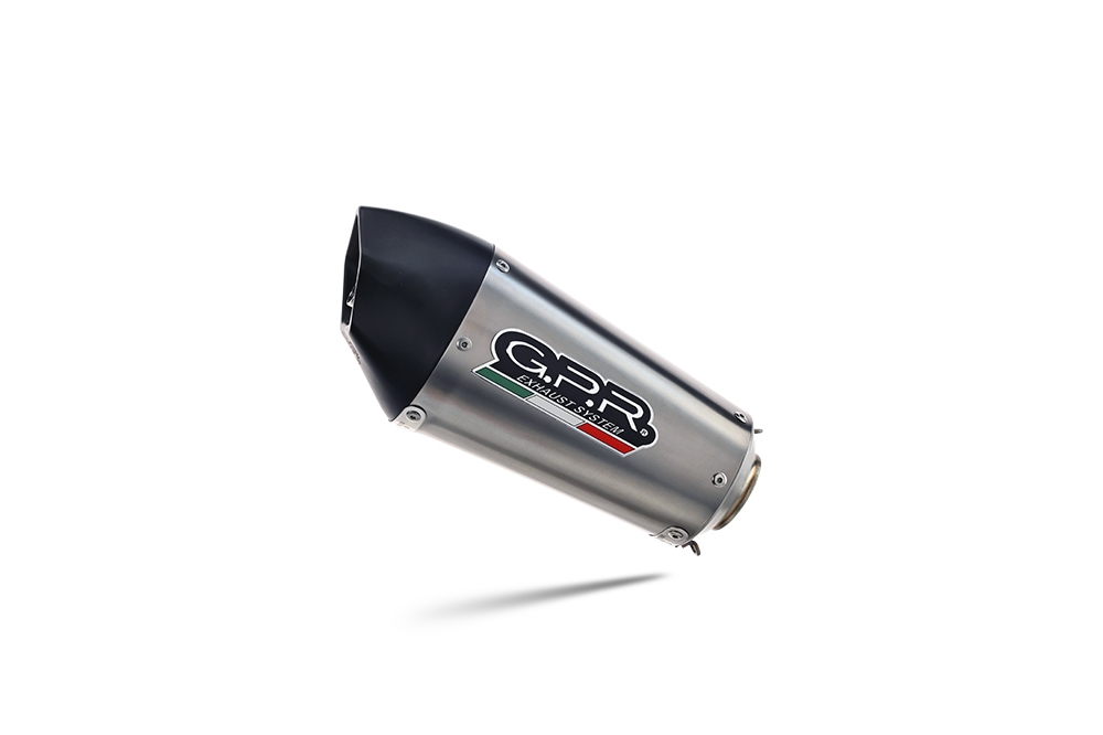 Exhaust compatible with Aprilia RS 457 2024-2025, Gpe Ann. titanium, Racing full system exhaust, including removable db killer