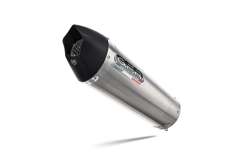 Exhaust compatible with Triumph Tiger 900 GT / Pro / Rally Pro 2024-2025, Furore-X Acciaio Inox, Homologated legal slip-on exhaust including removable db killer and link pipe