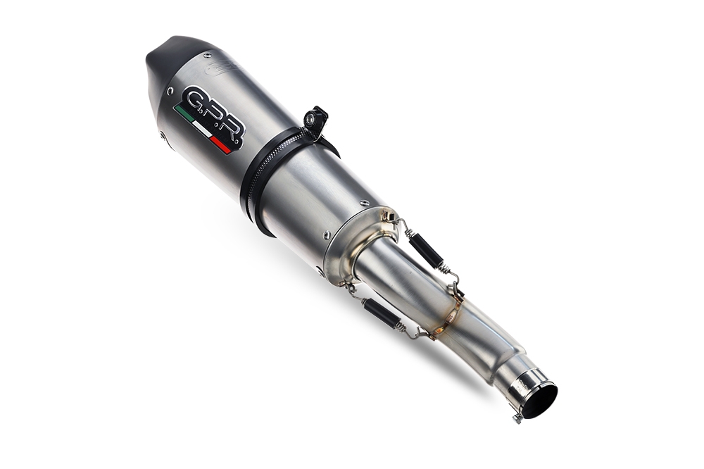 Exhaust compatible with Aprilia RS 457 2024-2025, Gpe Ann. titanium, Racing full system exhaust, including removable db killer