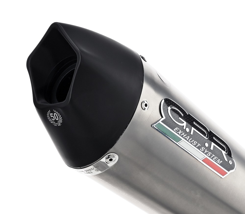 Exhaust compatible with Aprilia RS 457 2024-2025, Gpe Ann. titanium, Racing full system exhaust, including removable db killer