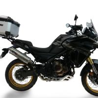 Top case GPR TECH  Voge 625DSX 2024/2026 e5 Zilver Topcase din aluminiu, culoare argintie, cu placă specifică inclusă Capacitate 45 litri.