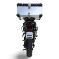 Top case GPR TECH  Voge 625DSX 2024/2026 e5 Zilver Topcase din aluminiu, culoare argintie, cu placă specifică inclusă Capacitate 45 litri.