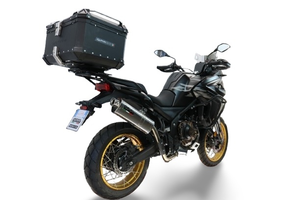 Top case GPR TECH  Voge 625DSX 2024/2026 e5 Zwart Topcase din aluminiu, culoare neagră, cu placă specifică inclusă Capacitate 45 litri.