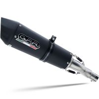 Esapament GPR compatibil cu Aprilia RS 457 2024 Sistem complet de evacuare legal omologat, inclusiv db killer și catalizator detașabil,New Grand Prix Evo Black Titanium