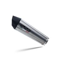 Esapament GPR compatibil cu Cf Moto 700 Mt 2023 Evacuare slip-on omologata, inclusiv db killer detașabil, cot de legătură și catalizator,New Grand Prix Evo Titanium