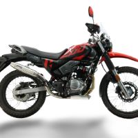 Esapament GPR compatibil cu Hero Xpulse 200 4V 2021 Sistem complet de evacuare Racing, inclusiv db killer detașabil,Deeptone Inox