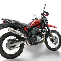 Esapament GPR compatibil cu Hero Xpulse 200 4V 2021 Sistem complet de evacuare Racing, inclusiv db killer detașabil,Deeptone Inox