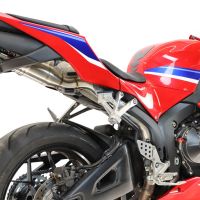 GPR exhaust compatible with Honda Cbr 600 Rr  2007-2023, Deeptone Inox, Racing full system exhaust, including removable db killer 