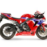 GPR exhaust compatible with Honda Cbr 600 Rr  2024-2026, M3 Black Titanium, Racing full system exhaust, including removable db killer 