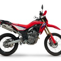GPR exhaust compatible with Honda Crf 300 L - Rally 2025-2026, Satinox, Homologated legal slip-on exhaust including removable db killer, link pipe and catalyst 