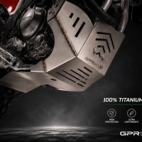 TECH ile uyumlu  Honda Crf 300 L / Rally 2025/2026 e5 plus Placă de protecție din titan 