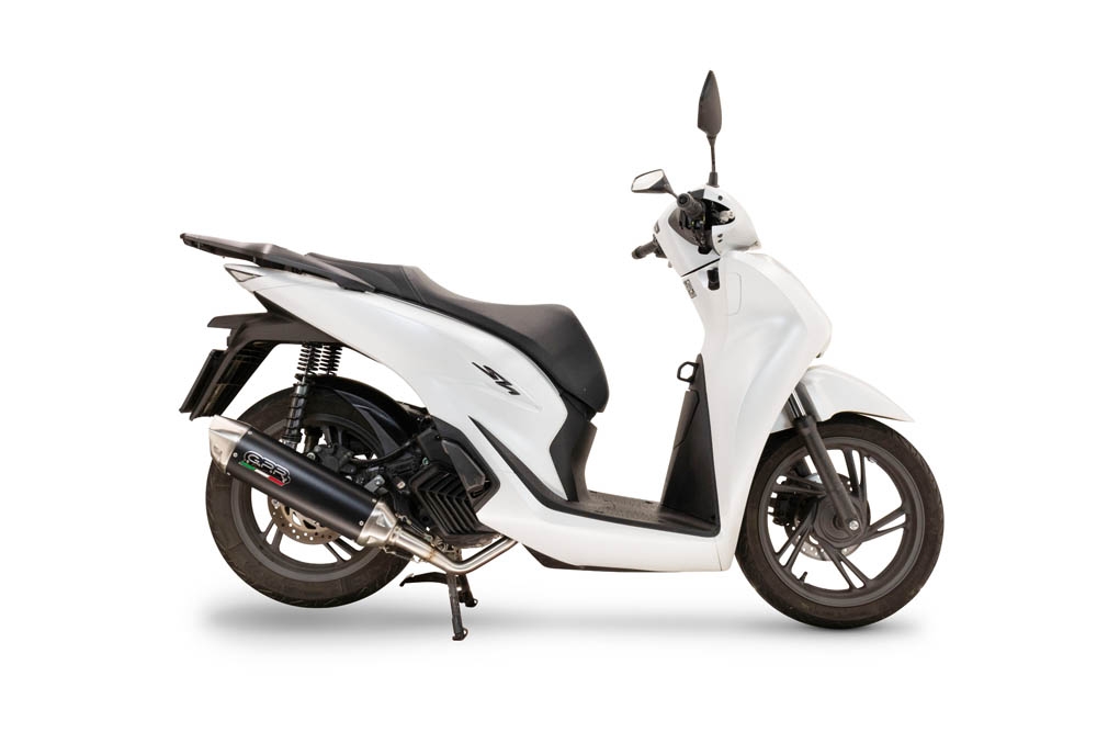 Esapament GPR compatibil cu Honda SH 125 2024 Amortizor omologat pentru zgomot, inclusiv linie completă, db killer și catalizator conform pentru inspecție,Furore-X Scooter