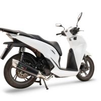 Esapament GPR compatibil cu Honda SH 125 2024 Amortizor omologat pentru zgomot, inclusiv linie completă, db killer și catalizator conform pentru inspecție,Furore-X Scooter