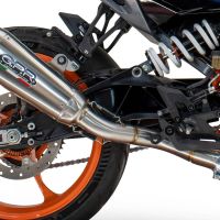 Esapament GPR compatibil cu Husqvarna Vitpilen 125 2024 Evacuare slip-on omologata, inclusiv db killer detașabil și cot de legătură,GP-Revo Titanium
